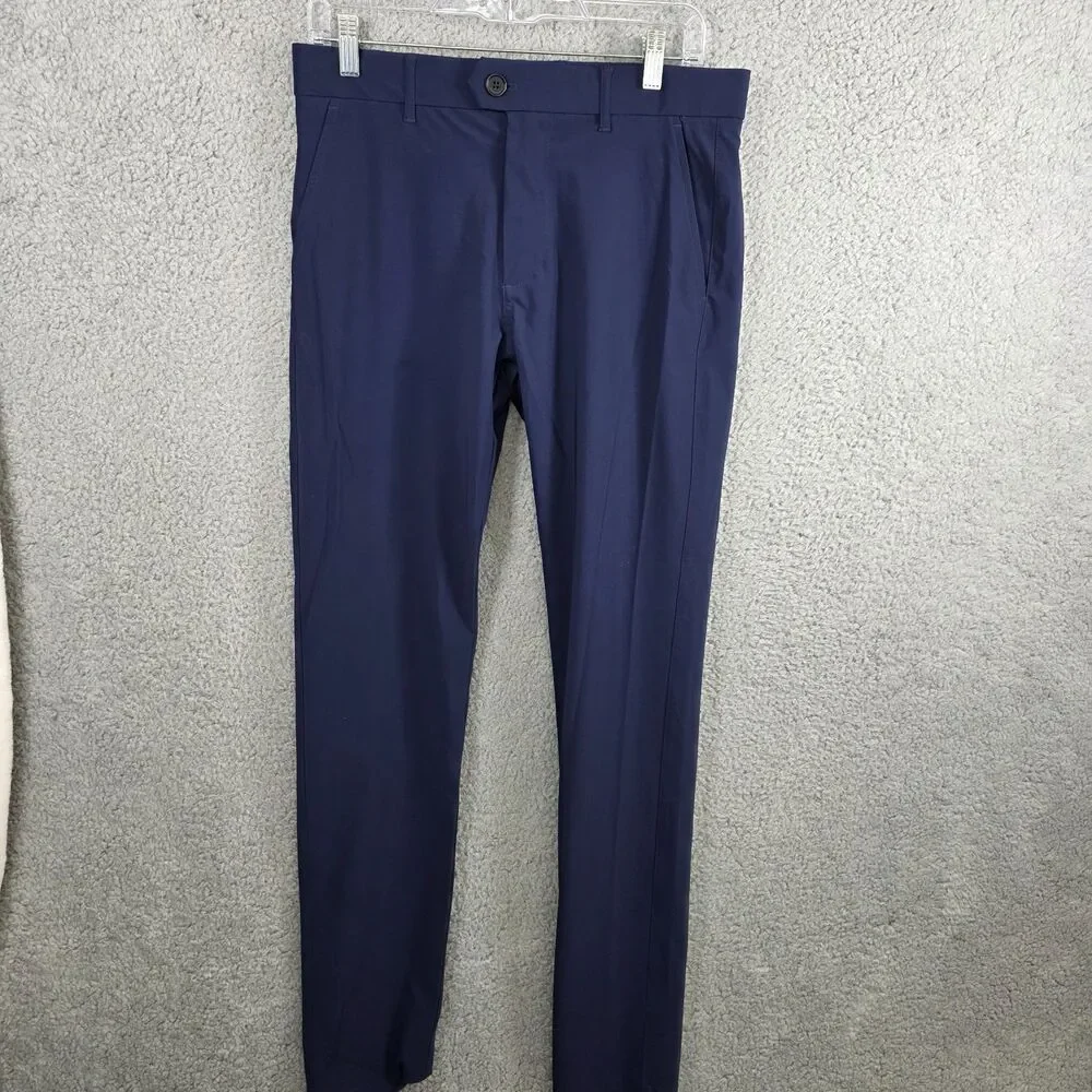 Greyson Montauk Golf Pant Mens 30x32 Blue Performance Trouser Sport Stretch